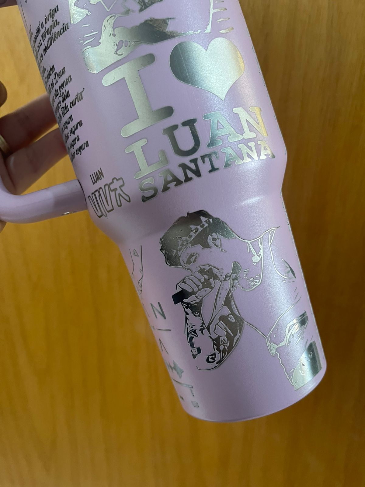 Copo/ Garrafa personalizado Luan Santana 1.200ml - Imagem 7