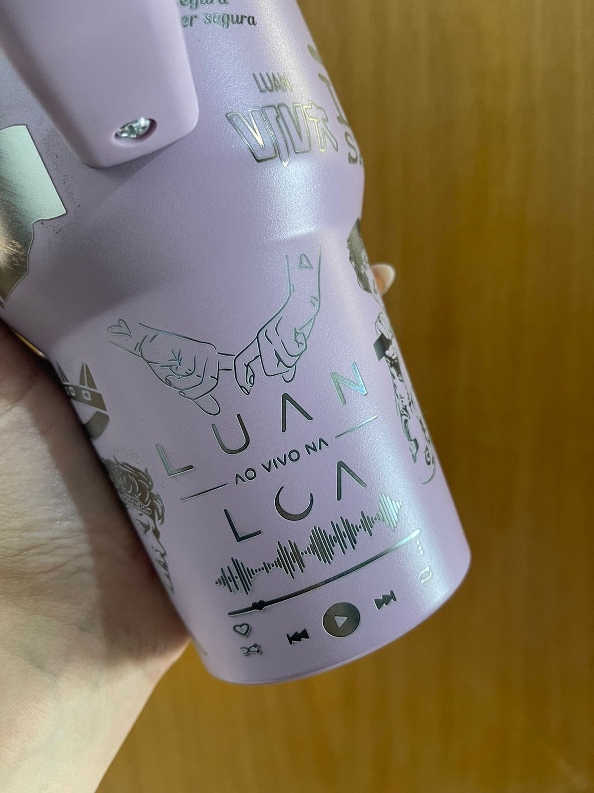Copo/ Garrafa personalizado Luan Santana 1.200ml - Imagem 9