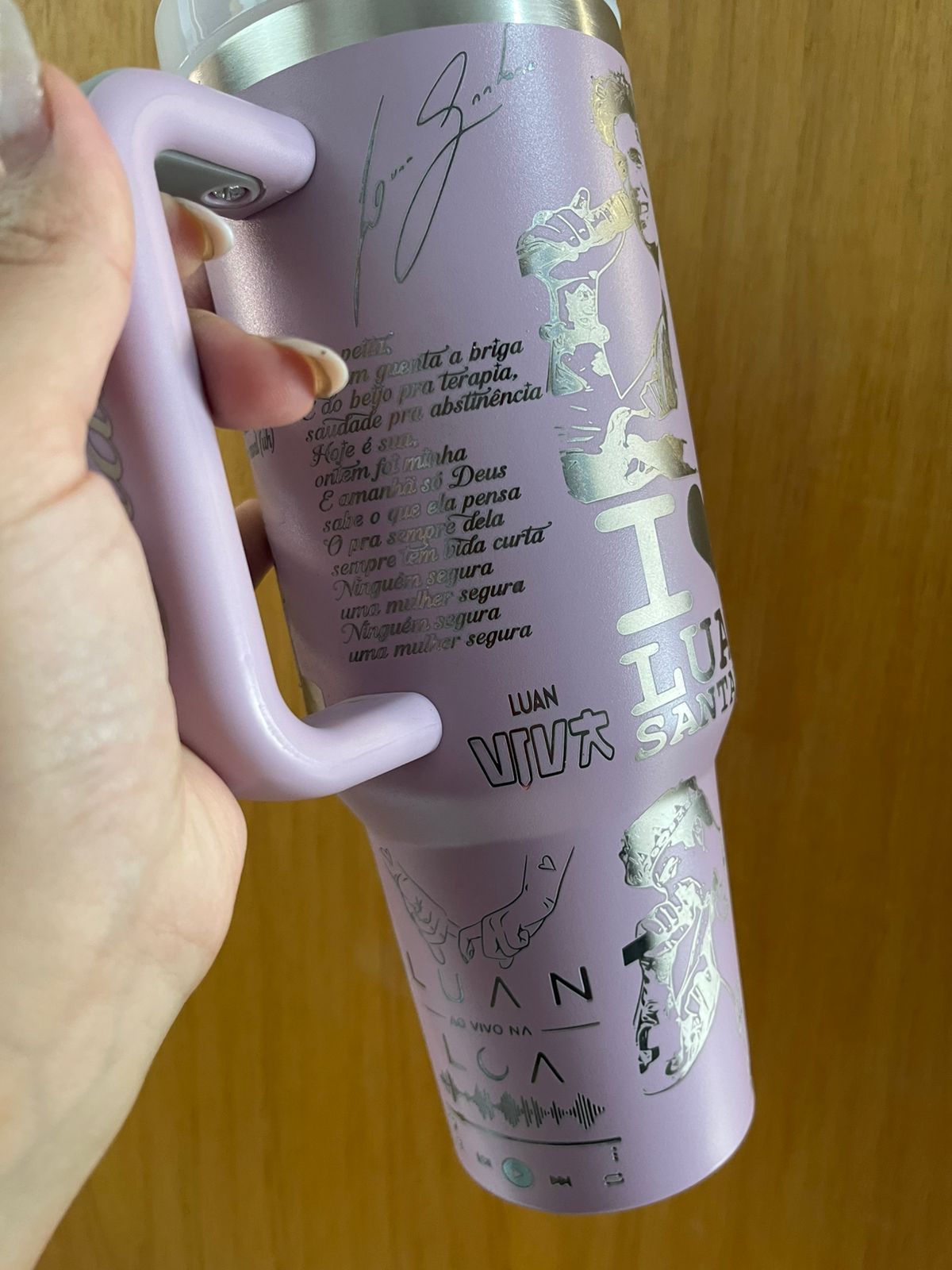 Copo/ Garrafa personalizado Luan Santana 1.200ml - Imagem 12