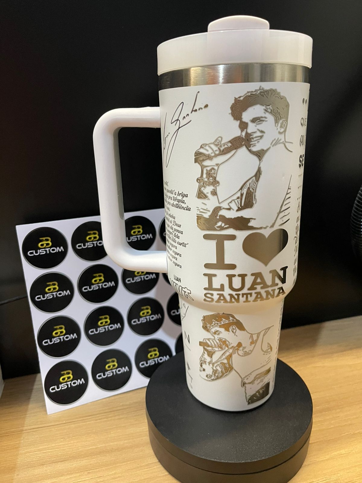 Copo/ Garrafa personalizado Luan Santana 1.200ml - Imagem 13