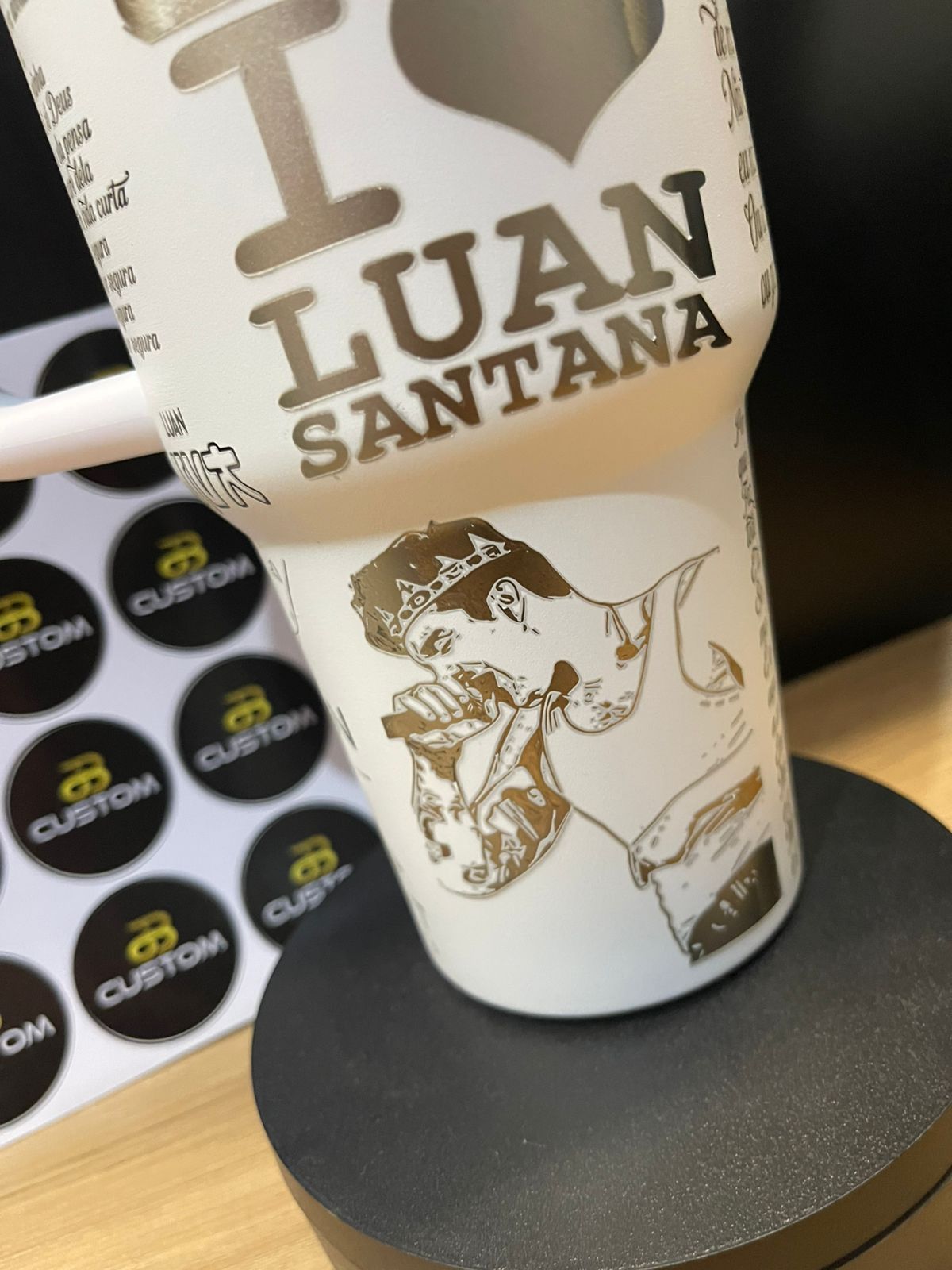 Copo/ Garrafa personalizado Luan Santana 1.200ml - Imagem 14