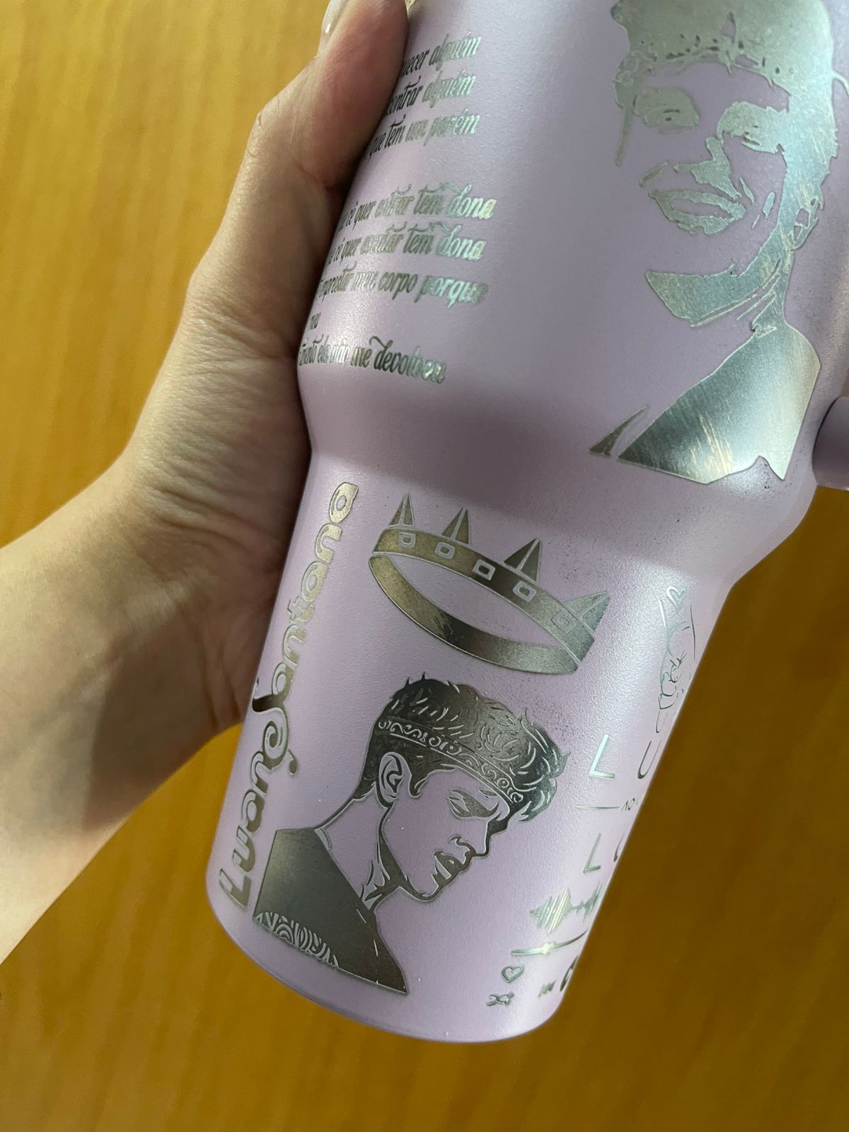 Copo/ Garrafa personalizado Luan Santana 1.200ml - Imagem 15