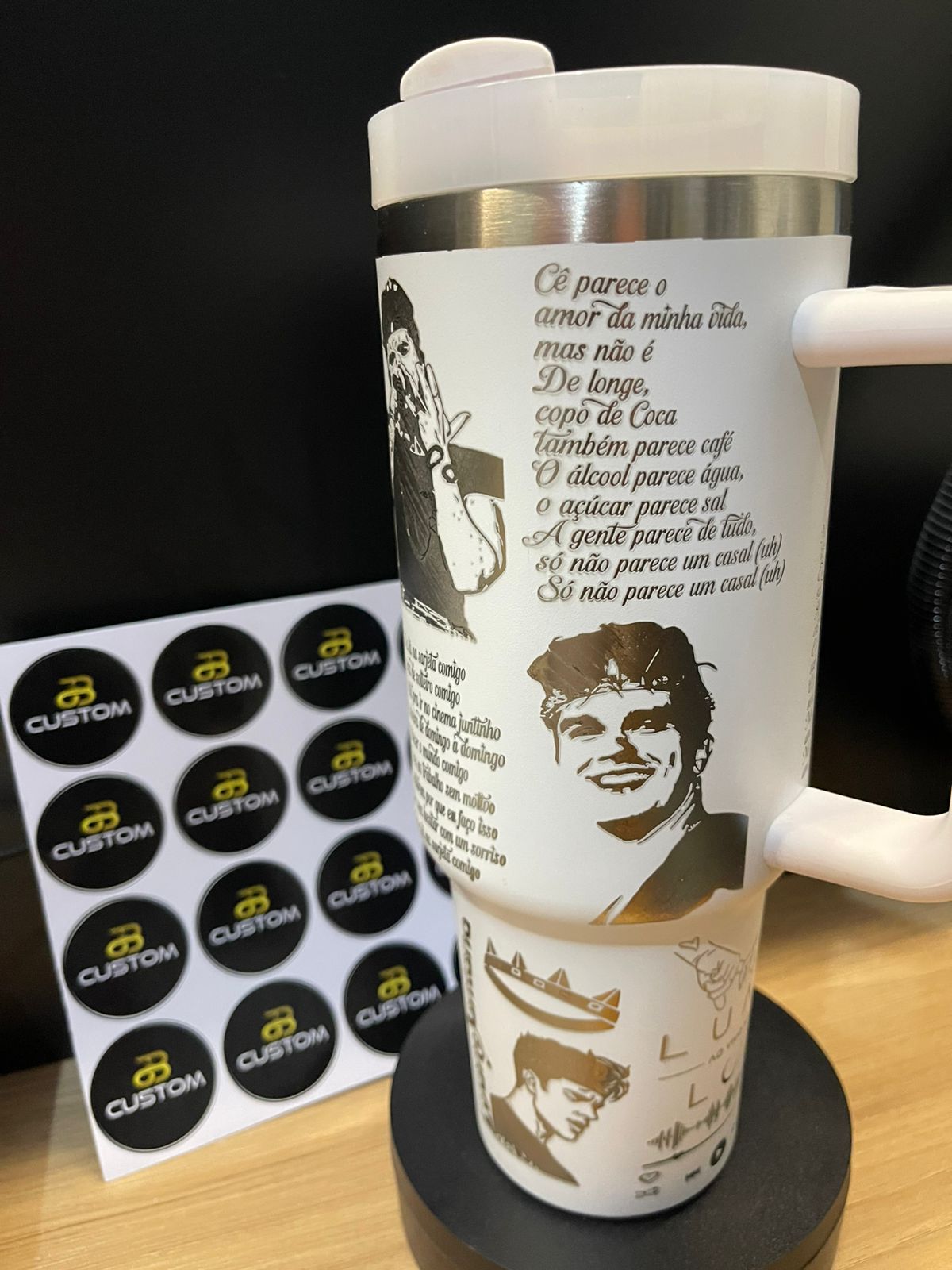 Copo/ Garrafa personalizado Luan Santana 1.200ml - Imagem 16