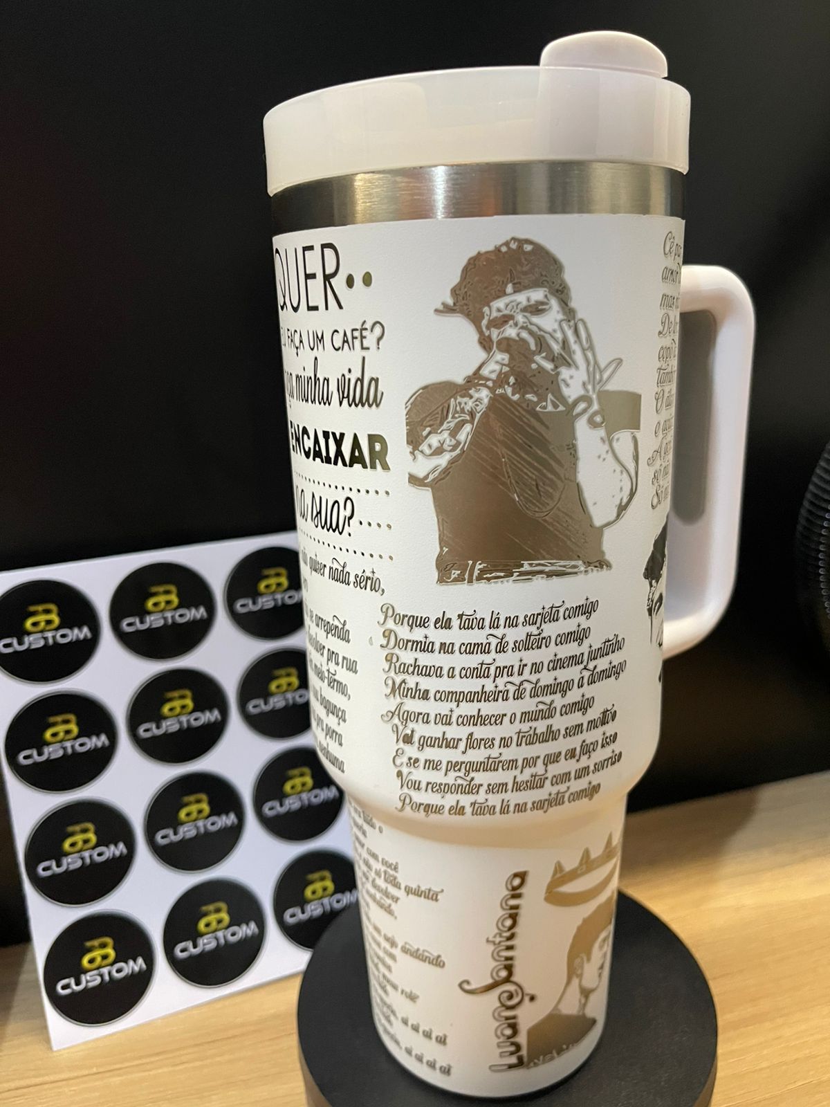 Copo/ Garrafa personalizado Luan Santana 1.200ml - Imagem 18