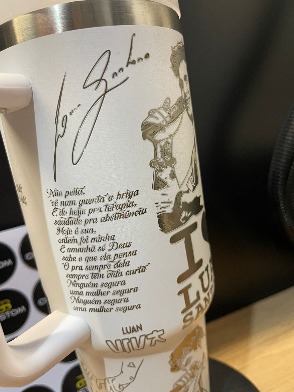 Copo/ Garrafa personalizado Luan Santana 1.200ml - Imagem 19