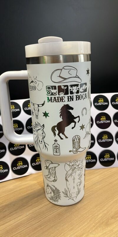 Copo/garrafa personalizado Made in Roça - Cowgir 1.200ml