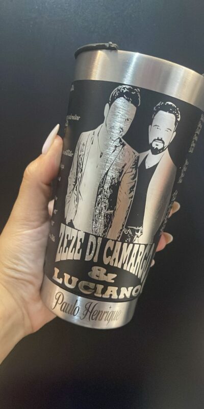 Copo térmico 473ml personalizado Zezé di Camargo e Luciano